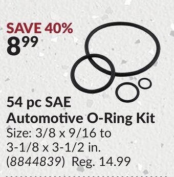 Princess Auto 54 pc sae automotive o-ring kit offer