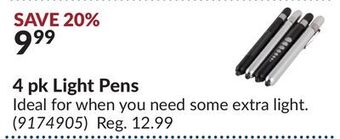 Princess Auto 4 pk light pens offer