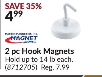 Princess Auto 2 pc hook magnets offer
