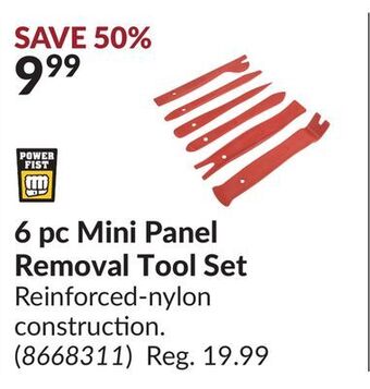 Princess Auto 6 pc mini panel removal tool set offer