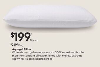 Sleep Country Aquagel pillow offer