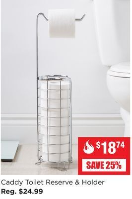 Kitchen Stuff Plus Caddy toilet reserve & holder offer