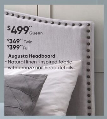Sleep Country Augusta headboard offer