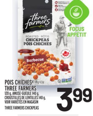 Metro Pois chiches three farmers | three farmers chickpeas offer