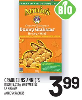 Metro Craquelins annie's | annie's crackers offer