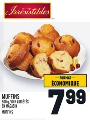 Metro Muffins irresistibles | irresistibles muffins offer