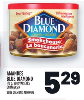 Metro Amandes blue diamond | blue diamond almonds offer
