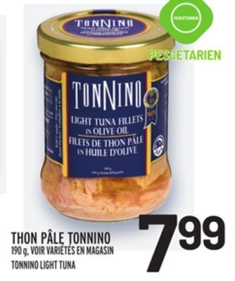 Metro Thon pâle tonnino | tonnino light tuna offer