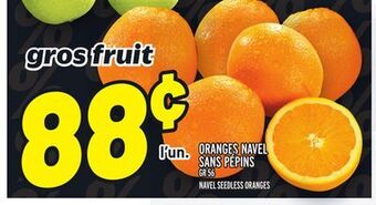 Metro Oranges navel sans pépins | navel seedless oranges offer