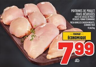 Metro Poitrines de poulet frais désossées | fresh boneless chicken breasts offer