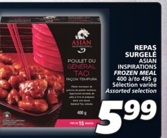 IGA Asian inspirations frozen meal offer