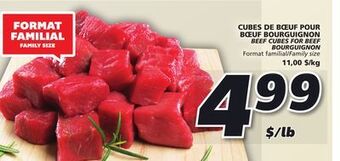 IGA Beef cubes for beef bourguignon offer
