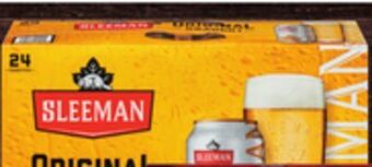 IGA Budweiser or sleeman original draught beer offer