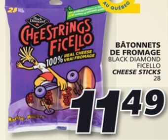 IGA Black diamond ficello cheese sticks offer