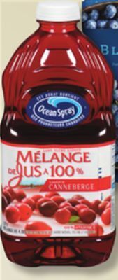 IGA Ocean spray fruit cocktail or 100% juice offer