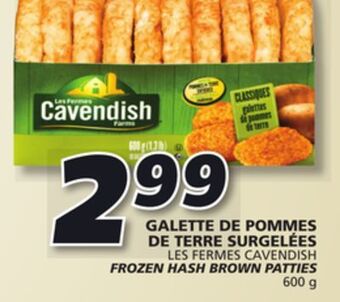 IGA Les fermes cavendish frozen hash brown patties offer