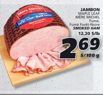 IGA Maple leaf smoked ham offer
