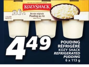 IGA Kozy shack refrigerated pudding offer