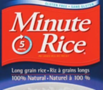 IGA Minute rice precooked rice offer