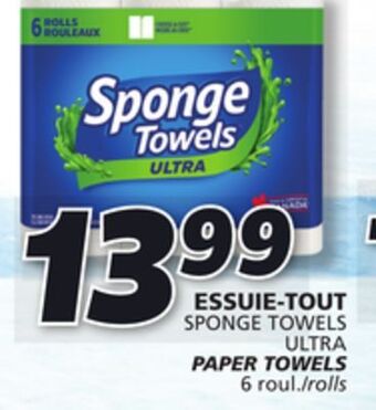 IGA Sponge towels ultra paper towels offer