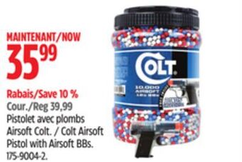 Canadian Tire Colt airsoft pistol with airsoft bbs offer
