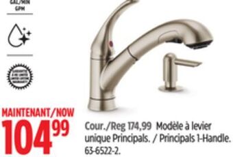 Canadian Tire Delta principals 1-handle offer