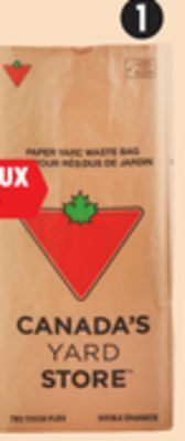 Canadian Tire Yard waste 2-ply paper bags, 20-pack offer