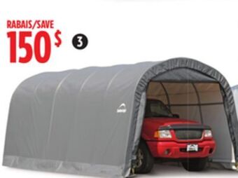 Canadian Tire Shelter logic garage-in-a-box roundtop , 12 x 20 x 8´h offer