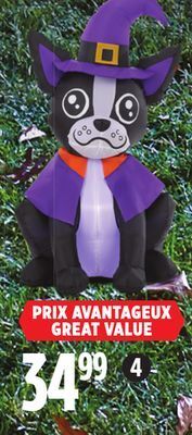 Canadian Tire Gemmy 3.5' airblown bulldog offer