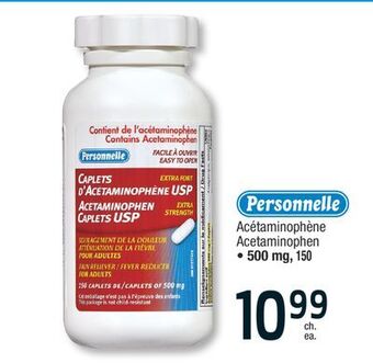 Jean Coutu Personnelle acetaminophen offer