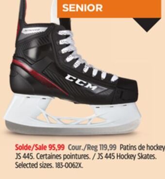 Canadian Tire Ccm js 445 hockey skates offer