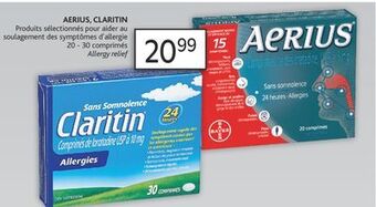 Brunet Aerius, claritin produits sélectionnés pour aider au soulagement des symptômes d'allergie offer