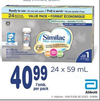 Jean Coutu Similac pro-advance offer