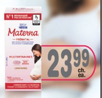 Jean Coutu Nestle materna prenatal vitamins offer