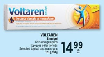 Jean Coutu Voltaren emulgel selected topical analgesic gels offer