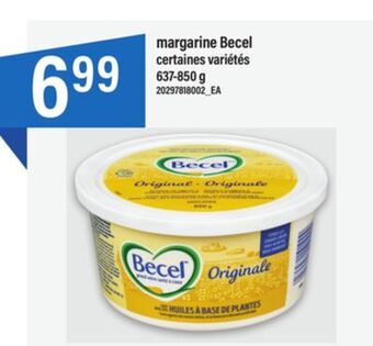 Maxi Becel margarine 637-850 g offer