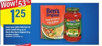Maxi Sauce pour pates selection du jardin catelli 640 g ou riz offer