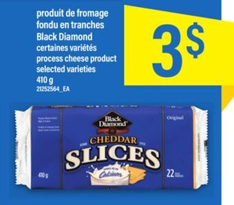 Maxi Produit de fromage fondu en tranches black diamond offer