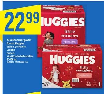Maxi Couches super grand format huggies taille n-7 32-108 un offer