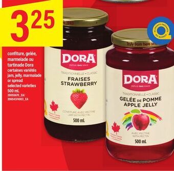 Maxi Confiture, gelée, marmelade ou tartinade dora, 500 ml offer