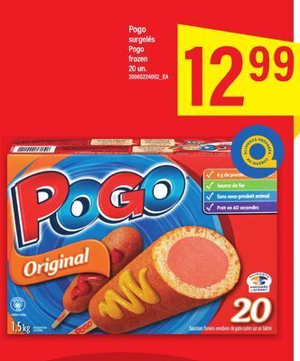 Maxi Pogo surgelés, 20 un offer