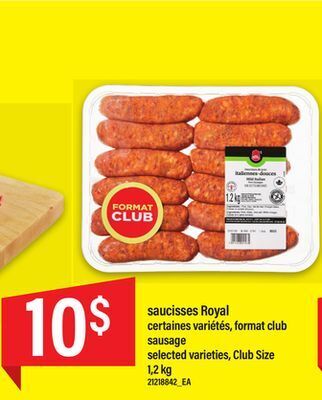 Maxi Saucisses royal 1,2 kg offer