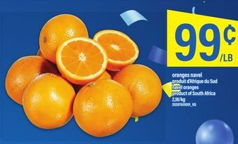 Maxi Oranges navel produit d'afrique du sud offer