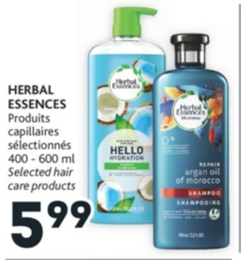 Brunet Herbal essences produits capillaires sélectionnés offer