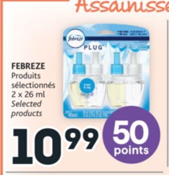 Brunet Febreze produits sélectionnés offer