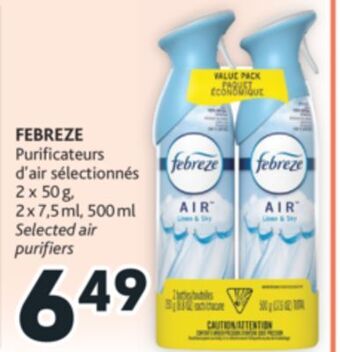 Brunet Febreze purificateurs d'air sélectionnés offer
