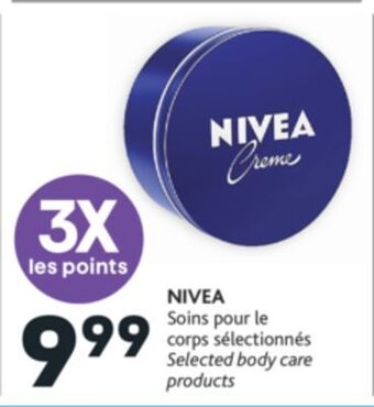 Brunet Nivea soins pour le corps sélectionnés offer