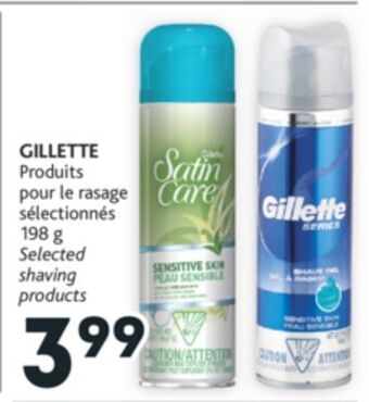 Brunet Gillette produits pour le rasage sélectionnés offer