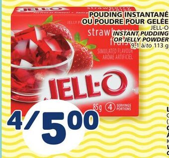 Marché Bonichoix Jell-o instant pudding or jelly powder offer