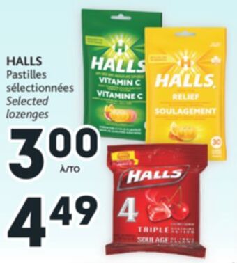 Brunet Halls pastilles sélectionnées offer